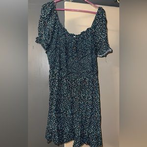 Floral cottage core style dress